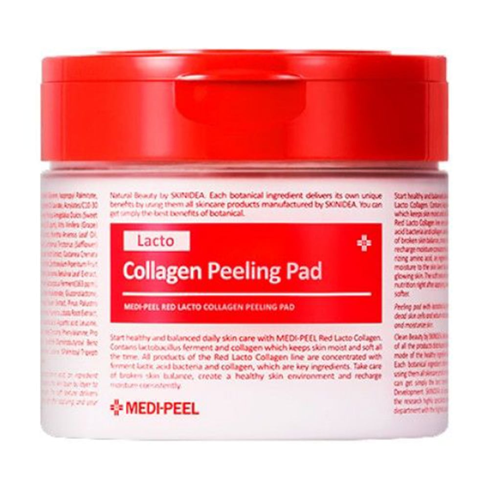 Пілінг-пади для обличчя Medi-Peel Lacto Collagen Peeling Pad з колагеном і лактобактеріями, 70 шт